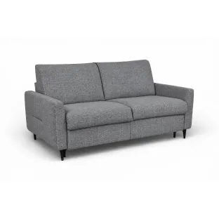 Canapea Extensibila Ultimo cu Sistem Ribalta, 196x102x98 h cm, Stofa Cremona 95, Prussian Blue