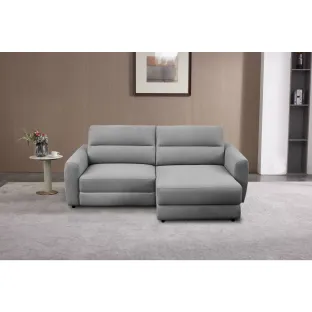 Coltar Alula 51696, Sezut Glisant, Actionare Electrica, Spatiu de depozitare, 228x165x93 h cm, Stofa Gri