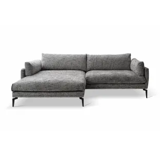 Coltar Edo, 272x161x88 h cm, Stofa Gri