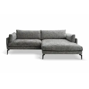 Coltar Edo, 272x161x88 h cm, Stofa Gri