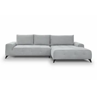Coltar Extensibil Athena, 290x175x85 cm, Stofa Aragon 90, Gri
