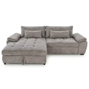 Coltar Extensibil Cordoba, 300x175x90 h cm, Stofa Lumo 45 Gri