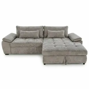 Coltar Extensibil Cordoba, 300x175x90 h cm, Stofa Lumo 45 Gri