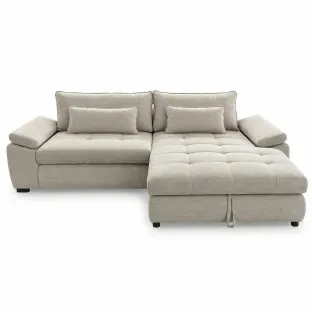 Coltar Extensibil Cordoba, 300x175x90 h cm, Stofa Lumo 55 Beige