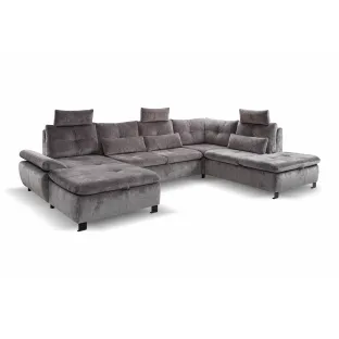 Coltar Extensibil Madeira PR3, 350x235x184 h cm, Stofa Vibe 95 Gri