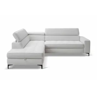 Coltar Extensibil Nala, 251x203x70-90 h cm, Stofa, Gri