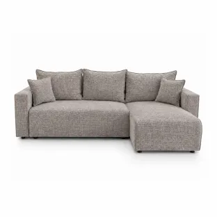 Coltar Extensibil Potaro, Universal, 238x150x90 cm, Stofa Cremona 24 Gri Maroniu