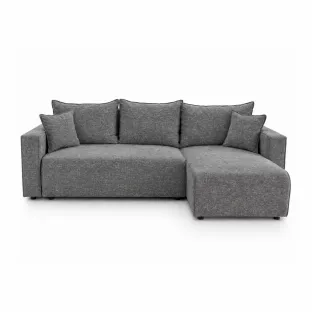 Coltar Extensibil Potaro, Universal 238x150x90 cm, Stofa Raven 7 Gri