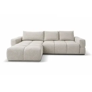 Coltar Extensibil Taremi LCH, 299x173x90 cm, Stofa Ivory