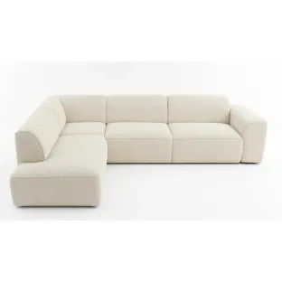 Coltar Faaron Set 2, 295x222x78 h cm, Stofa tip Boucle Crem