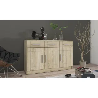 Comoda Paris 3 Usi 3 Sertare, 103x37x70 h cm