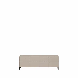 Comoda TV Caseres TYP51, 157x38x53 h cm, Pal Melaminat/MDF, Casmir