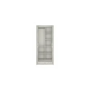 Dulap Angel Cu 2 Usi + 2 Sertare, TYP 20, 84x58.2x190.5 h cm, Pal Melaminat, Stejar Craft Alb