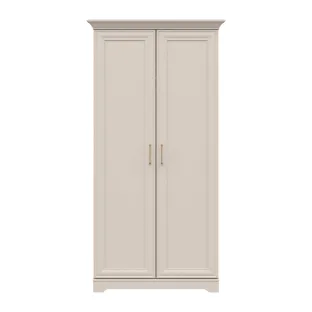 Dulap cu 2 Usi Flandra, 99.5x67.5x197 h cm, Pal Melaminat/MDF Casmir/Stejar Mauvella