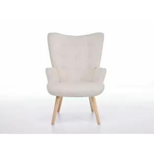 Fotoliu Angel, 69x75x96 cm, Stofa, Beige