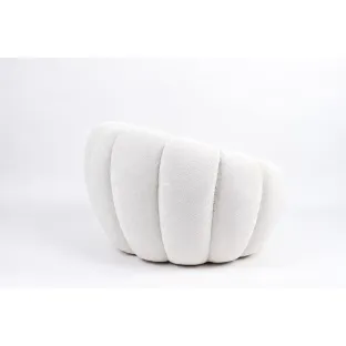Fotoliu Cloud, 89x89x61 cm, Stofa Boucle Beige Deschis