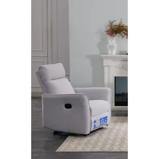 Fotoliu Cu Recliner Bolton 5651, Actionare Electrica, 85x94x105 h cm, Stofa Gri Silver