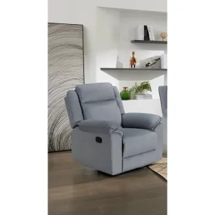 Fotoliu Cu Recliner Malvern 1R, 96x94x104 cm, Stofa - Gri