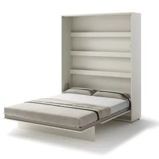 Lenart BED CONCEPT 160x200 cm - Pat rabatabil de perete vertical cu mecanism pneumatic si somiera inclusa, Casmir