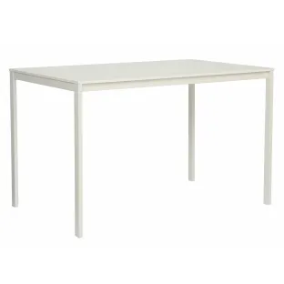 Masa Andes, 120x75x75 h cm, Metal/Pal Melaminat, Alba