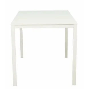 Masa Andes, 120x75x75 h cm, Metal/Pal Melaminat, Alba