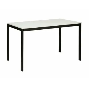 Masa Extensibila Honik, 120-180x74x75 h cm, Metal/Pal Melaminat, Negru/Alb