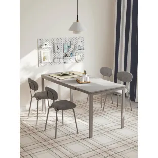 Masa Extensibila Honik, 120-180x74x75 h cm, Metal/Pal Melaminat, Taupe