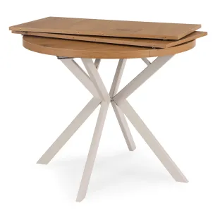 Masa Extensibila Lumos, 90-140-190x90x75,5 h cm, Metal/MDF, Casmir/Stejar