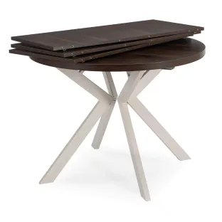 Masa Extensibila Peroni E, 100-250x100x75 h cm, Metal/MDF, Casmir/Nuc