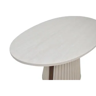 Masa Harmony 180x100x75 h cm, Baza Metalica/Blat Pal Melaminat, Bej