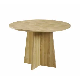 Masa Rotunda RONDE,  Ø110 cm, MDF, Stejar