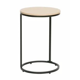 Masuta De Cafea Moos ⌀40x60 CM, Metal/Pal Melaminat, Negru/Natur