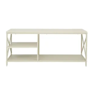 Masuta de Cafea Stora C 100x50x43 h cm, Metal/Pal Melaminat, Crem