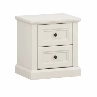Noptiera Verona cu 2 Sertare, 47.8x37.5x51.3 h cm, Pal Melaminat/MDF, Casmir