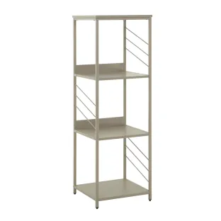 Raft Carti Larvik A, 40x40x124 CM, Metal/Pal Melaminat, Taupe