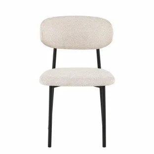 Scaun Apex, 48x47.5x79 h cm, Structura Metalica/Stofa Beige