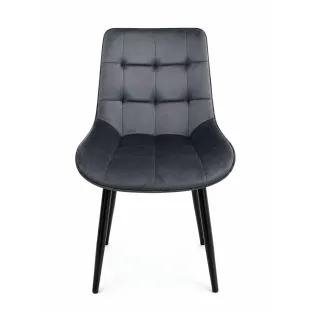 Scaun Caprice 52x62x87 h cm, Catifea Gri
