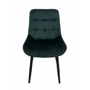 Scaun Caprice 52x62x87 h cm, Catifea Verde Inchis