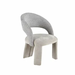 Scaun Echo A, 61x58x81.5 h cm, Stofa Beige/Gri