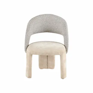 Scaun Echo B, 61x58x81.5 h cm, Stofa Beige/Gri