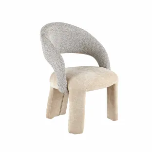 Scaun Echo B, 61x58x81.5 h cm, Stofa Beige/Gri