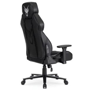 Scaun Gaming Fury, 74x70x125-141 h cm, Negru/Alb