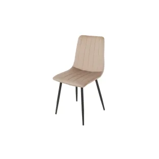 Scaun Isma,  44x55x87.5 h cm, Catifea, Cappuccino