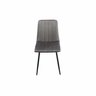 Scaun Isma,  44x55x87.5 h cm, Catifea, Gri Inchis
