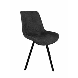 Scaun Rotativ Hollund, 59x43.5x89.5 h cm, Stofa Gri Inchis
