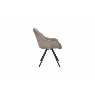 Scaun Rotativ Lumia, 64.5×55.5×84 h cm, Stofa, Maro/Gri