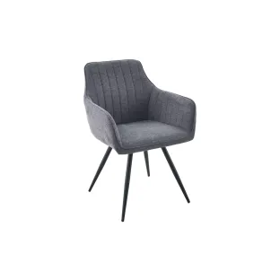 Scaun Rotativ Misty, 57x60x83,5 H cm, Stofa Brego 18 Gri