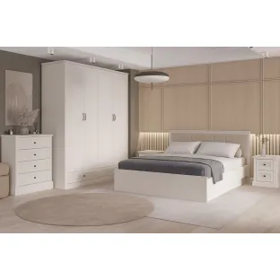 Set Dormitor Verona, 5 piese, Pal Melaminat/MDF, Casmir