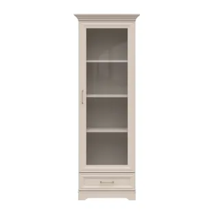 Vitrina Flandra REG1W1S 69.5x47x197 h cm, Pal Melaminat/MDF Casmir/Stejar Mauvella