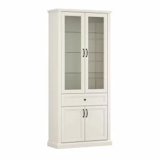 Vitrina Verona 4 Usi + Sertar, 93.8x37.5x210 h cm, Pal Melaminat/MDF, Casmir